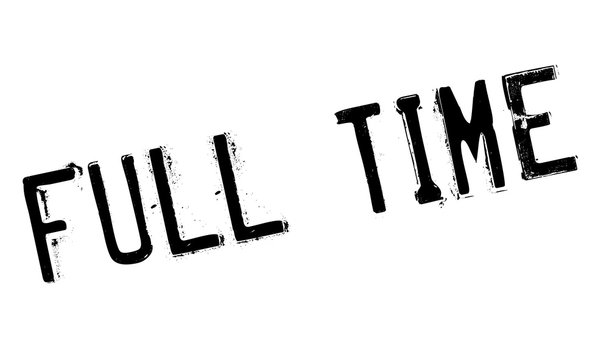 Full Time rubber stamp