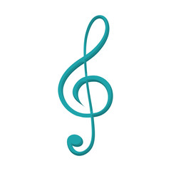 Obraz premium musical note icon image vector illustration design 