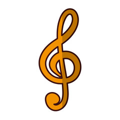 Obraz premium musical note icon image vector illustration design 