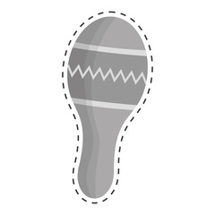 simple maracas icon image vector illustration design 