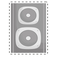 concert speaker icon image vector illustration design 