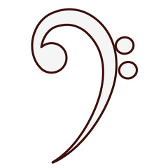 musical note icon image vector illustration design 