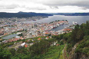 Bergen city view - Norway