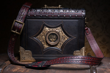 Handgefertigte, viktorianische / Steampunk Schultertasche