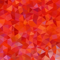 Background of dark and light red triangles. Mosaic backdrop composite of geometric elements. Multicolor abstract pixel pattern. 