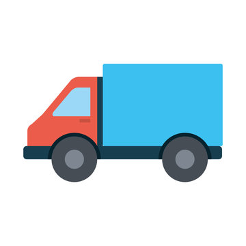 delivery truck icon image vector illustration design 