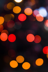 defocused bokeh lights circles background