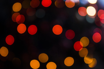defocused bokeh lights circles background