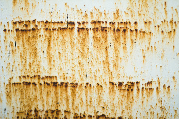 texture of metal wall with rust gold color