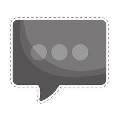 chat bubble icon image vector illustration design 