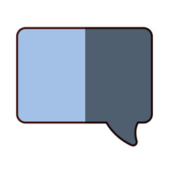 Fototapeta premium chat bubble icon image vector illustration design 