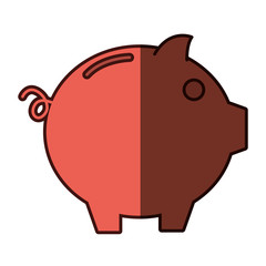 piggy bank icon image vector illustration design 