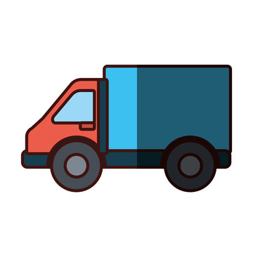 delivery truck icon image vector illustration design 
