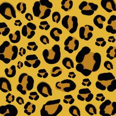 Fototapeta na wymiar leopard animal print pattern image vector illustration design 