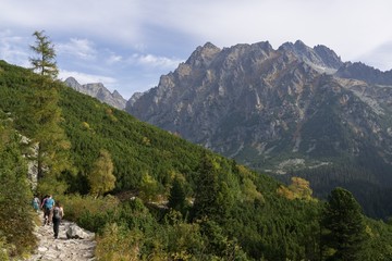 Peaks of High Tatras Mountains. Slovakia