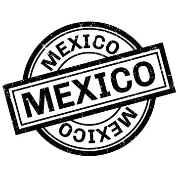 Mexico rubber stamp. Grunge design with dust scratches. Effects can be easily removed for a clean, crisp look. Color is easily changed.