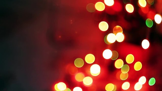 blurred Christmas lights twinkling,very beautiful