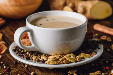 White Cup of Masala Chai
