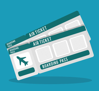 boarding pass icon image vector illustration design 