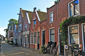 Fototapeta na wymiar Case tradizionali di Alkmaar, Olanda - Paesi Bassi