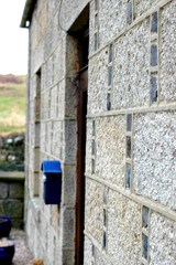 Aberdeenshire granite bricks in a coastal cottage
