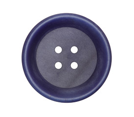 Detail of the button on white background