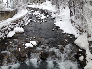 Snow river