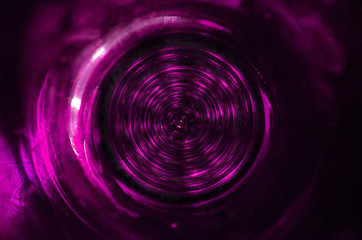 Abstract colored technical background or glass eye or round disc, spiral