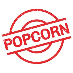 Popcorn rubber stamp. Grunge design with dust scratches. Effects can be easily removed for a clean, crisp look. Color is easily changed.