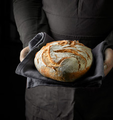 freshly baked bread