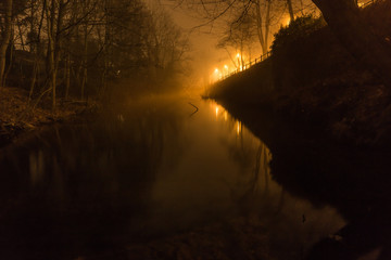 Abend-Nebel am Feuergraben