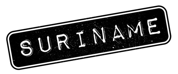 Fototapeta premium Suriname rubber stamp. Grunge design with dust scratches. Effects can be easily removed for a clean, crisp look. Color is easily changed.