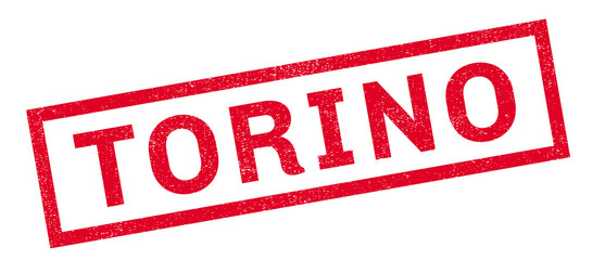 Torino rubber stamp. Grunge design with dust scratches. Effects can be easily removed for a clean, crisp look. Color is easily changed.