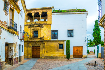 whitewashed streets of the jewish quarter of the spanish city cordoba © dudlajzov