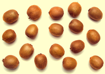 Kiwi fruit isolated on white background