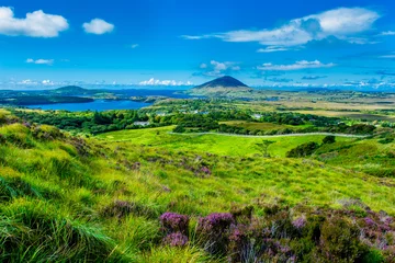Fotobehang Landschaft an der Küste bei Connemara in Irland © grafxart