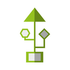 computer circuit arrow electronic component vector illustration eps 10