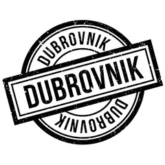 Dubrovnik rubber stamp. Grunge design with dust scratches. Effects can be easily removed for a clean, crisp look. Color is easily changed.