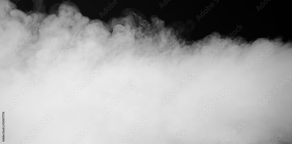 Wall mural smoke background and dense fog