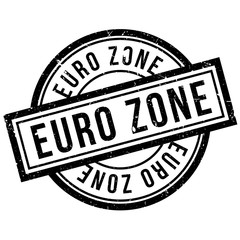 Euro Zone rubber stamp. Grunge design with dust scratches. Effects can be easily removed for a clean, crisp look. Color is easily changed.
