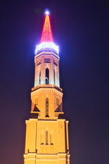 Kościelna wieża.