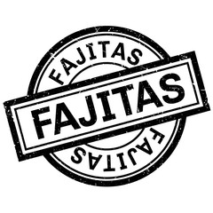 Fajitas rubber stamp. Grunge design with dust scratches. Effects can be easily removed for a clean, crisp look. Color is easily changed.