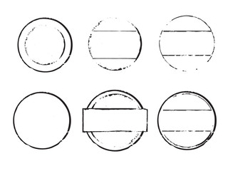 Fototapeta premium set of vector stamps