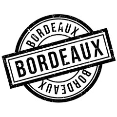 Bordeaux rubber stamp. Grunge design with dust scratches. Effects can be easily removed for a clean, crisp look. Color is easily changed.