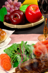 あつあつサーロインステーキ