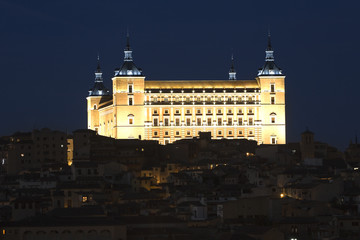Fototapeta na wymiar Alcazar of Toledo, Spain.