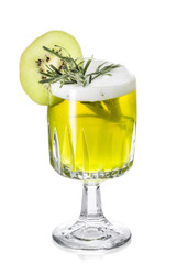 Hot bear (cider and kiwi with green apples)