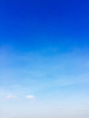 Fantastic soft white clouds against blue sky background