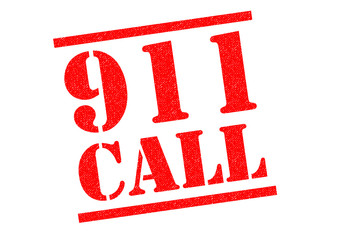 911 CALL Rubber Stamp - Powered by Adobe