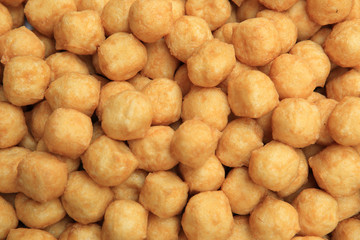 chinese tofu selling at market